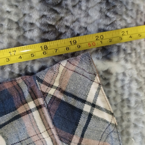 Kuhl Womens Tess Flannel Long Sleeve Shirt Snap Button Sz L Corduroy Cuffs Gorpc - Picture 10 of 13